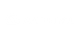 Makpetrol White Logo Design