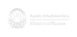 Ministerstvo za Finansii White Logo Design